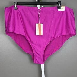 New Artesands Swimwear Plus Size 24 Bikini Bottom Serenade Renoir High Waist
